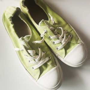 Lime green Chuck Taylor Converse